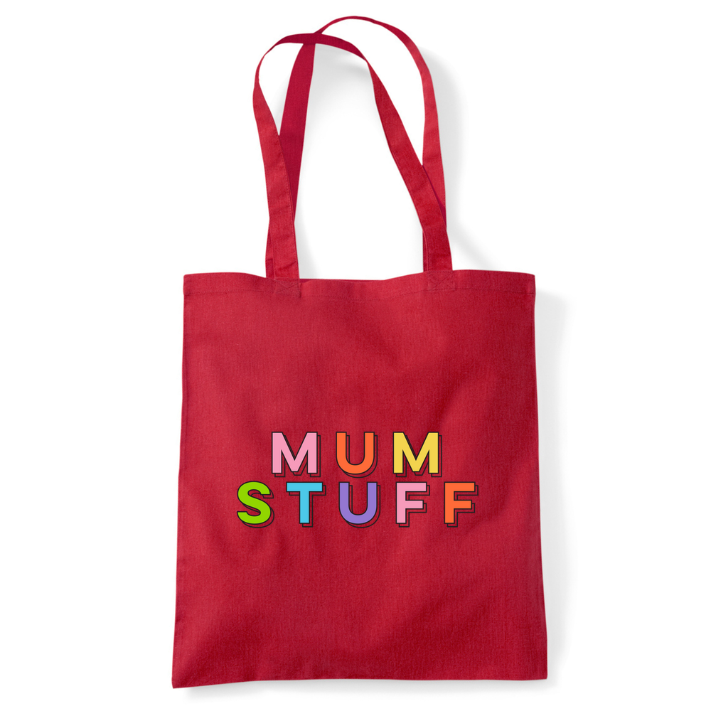 Mum Stuff Personalised Organic Cotton  Tote Bag - Image 29