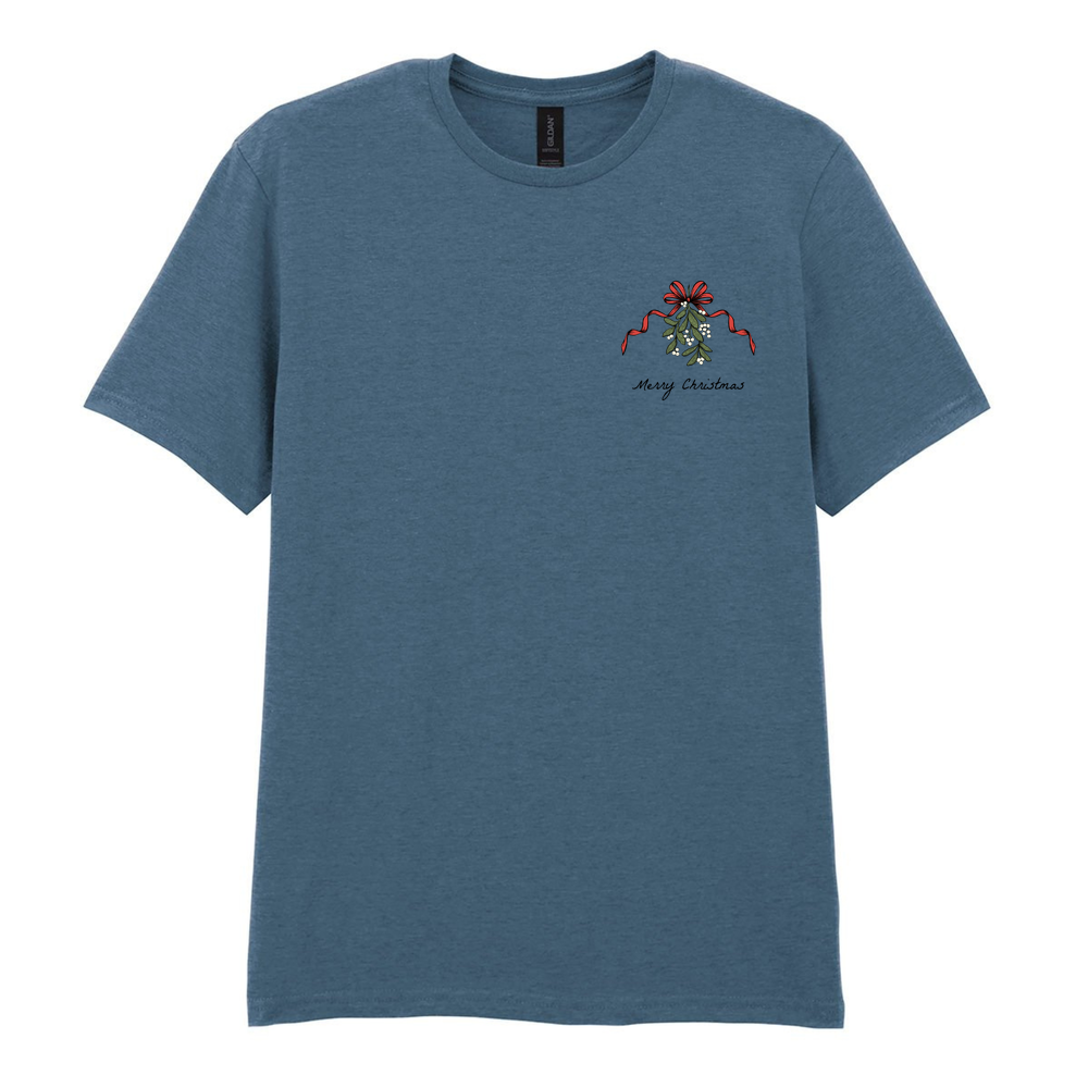 Merry Christmas Mistletoe Cotton T-Shirt - Image 12