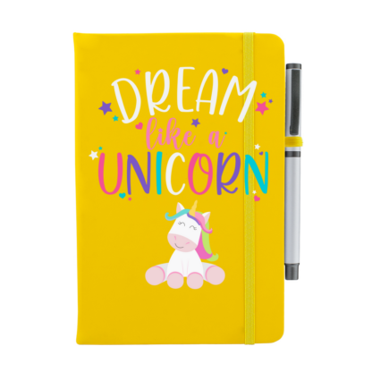 Dream Like a Unicorn Personalised Notebook with Pen - Image 11