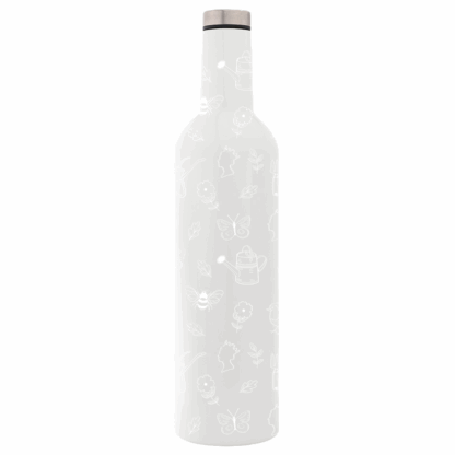 Gardening Pattern Flask Bottle - Image 2