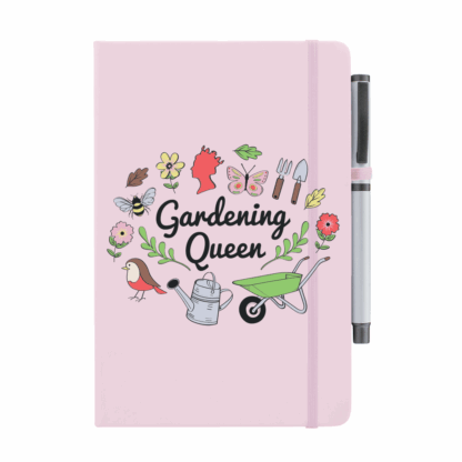 Gardening Queen Personalised Notebook with Pen