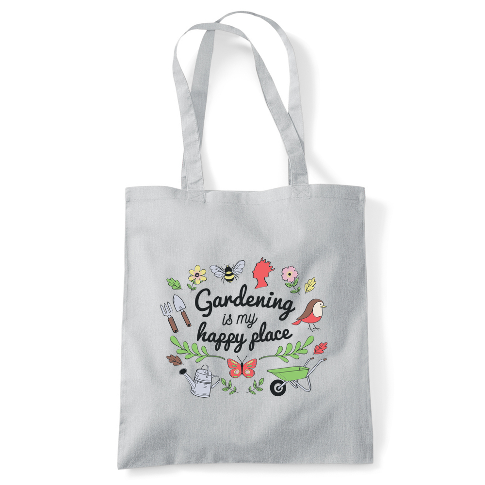 Gardening is my Happy Place Tote Bag - Image 39