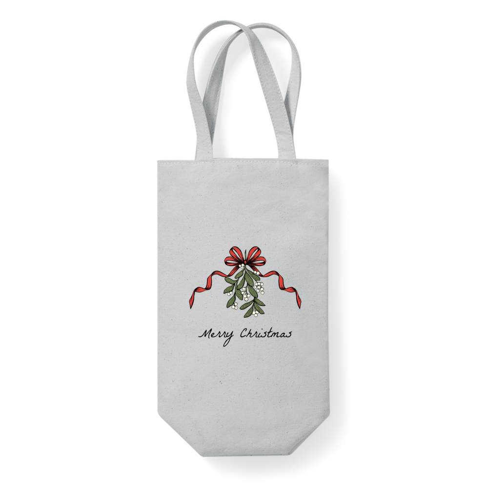 Merry Christmas Fairtrade Wine Bottle Bag - Image 3
