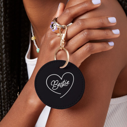 Bestie Boutique Leather Look Key Clip - Image 4