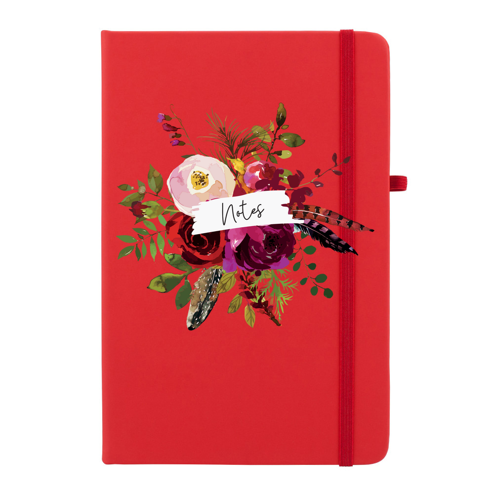 Notes Floral Bouquet Personalised Notebook - Image 4