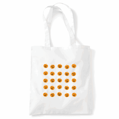 Pumpkins Personalised Cotton Tote Bag - Image 3