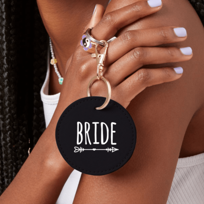 Bride Boutique Leather Look Key Clip - Image 4