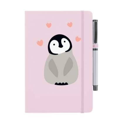 Penguin Personalised Notebook with Pen - Image 13