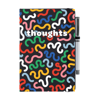 Thoughts Squiggles Notebook with Pen - Image 3