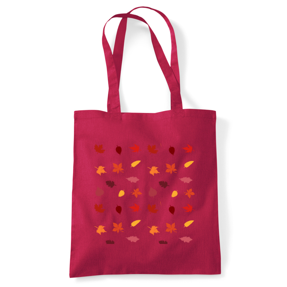 Autumn Leaves Cotton Tote Bag - Image 32