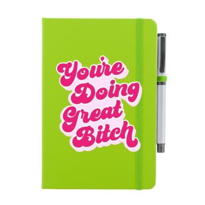 You're Doing Great Bitch Personalised Notebook with Pen - Image 11