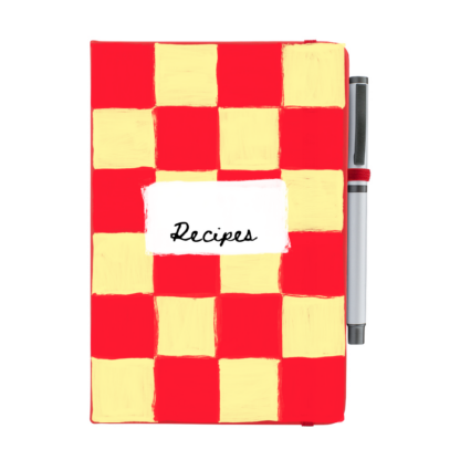 Recipes Personalised Notebook with Pen