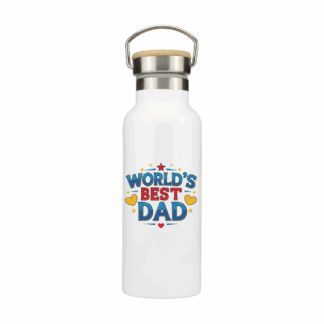 World's Best Dad Metal Bottle
