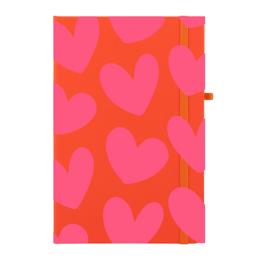 Love Hearts Personalised Soft Feel Notebook - Image 12
