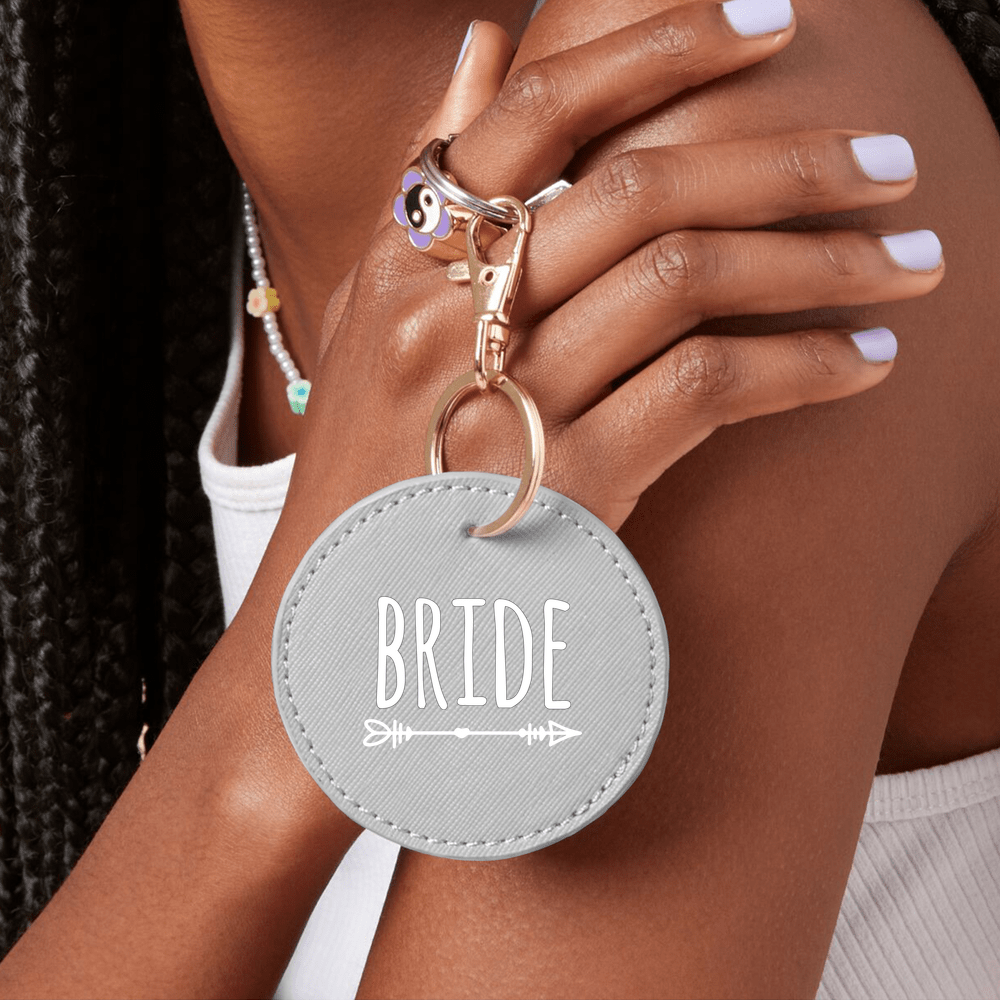 Bride Boutique Leather Look Key Clip - Image 5