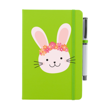 Rabbit Personalised Notebook with Pen - Image 7