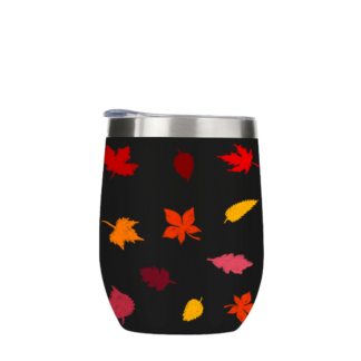 Autumn Leaves Metal Drinks Tumbler