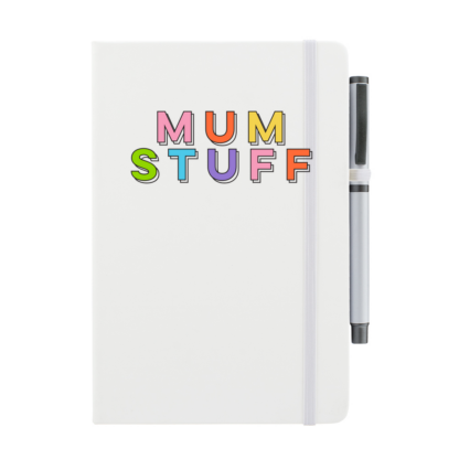 Mum Stuff Personalised Notebook with Pen - Image 2