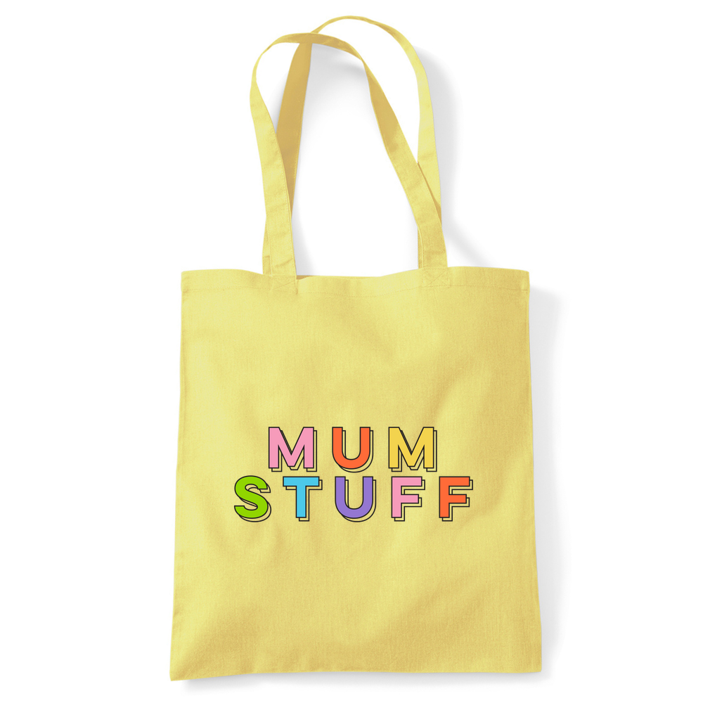 Mum Stuff Personalised Organic Cotton  Tote Bag - Image 35