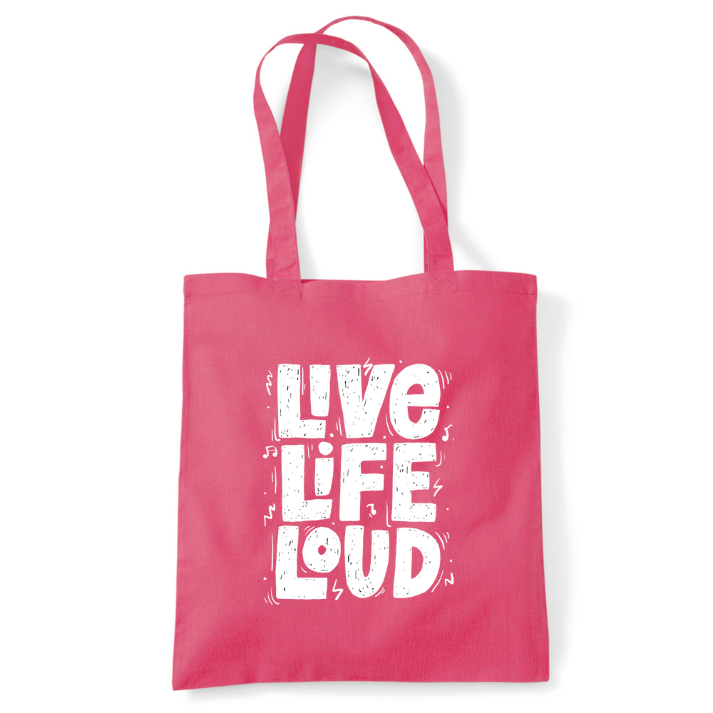 Live Life Loud Tote Bag - Image 29