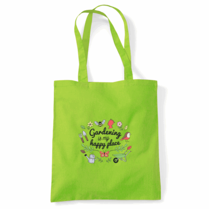 Gardening is my Happy Place Tote Bag - Image 28