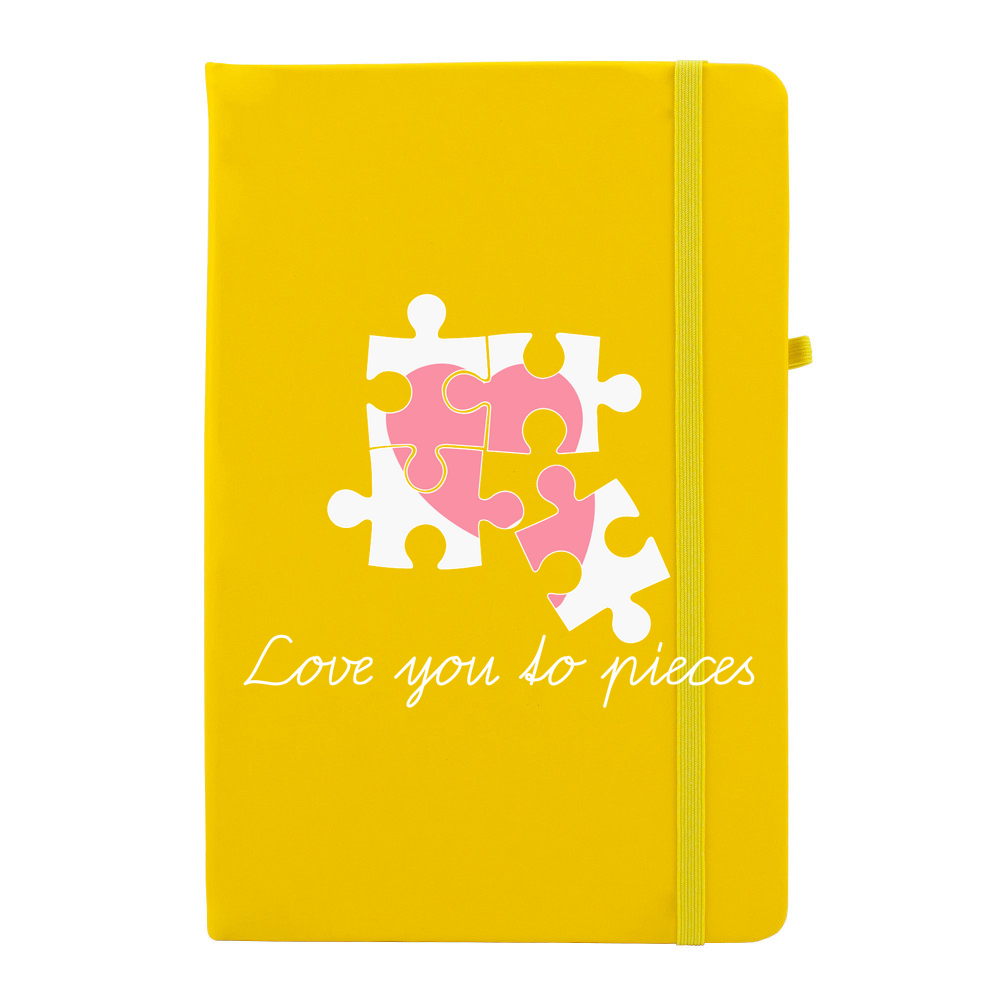Love You To Pieces Personalised Soft Feel Notebook - Image 13