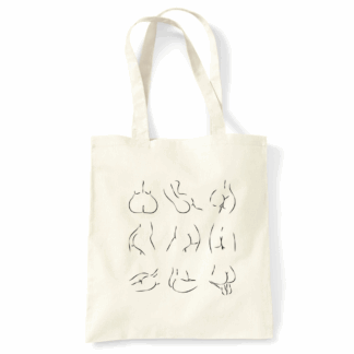 Bums Personalised Natural Cotton Tote Bag