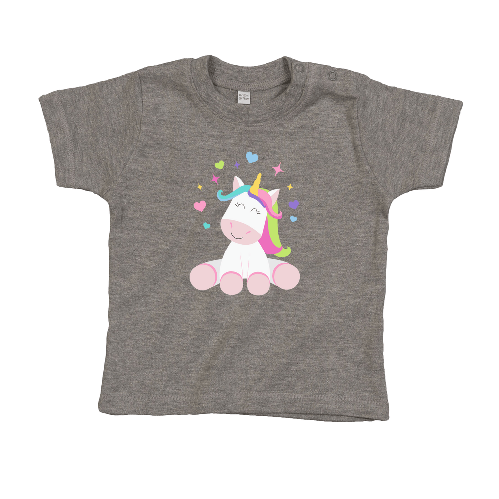 Cute Unicorn Personalised Baby/Toddler T-Shirt - Image 11