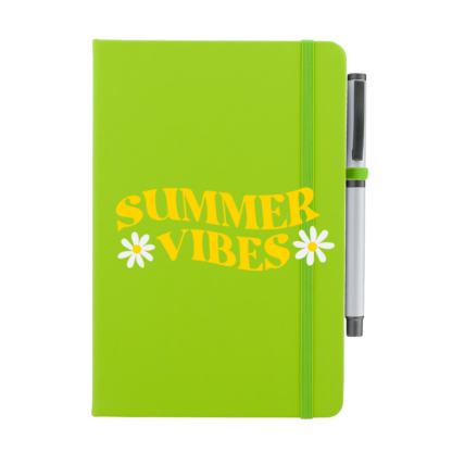Summer Vibes Personalised Notebook with Pen - Image 5