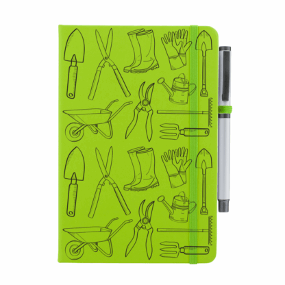 Garden Tools Pattern Notebook with Pen - Image 14