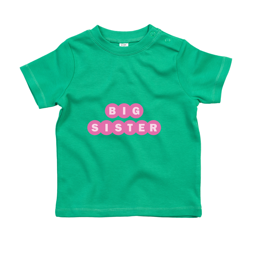 Big Sister Personalised Baby/Toddler T-Shirt - Image 11