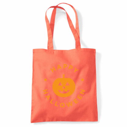 Happy Halloween Pumpkin Personalised Tote Bag - Image 34