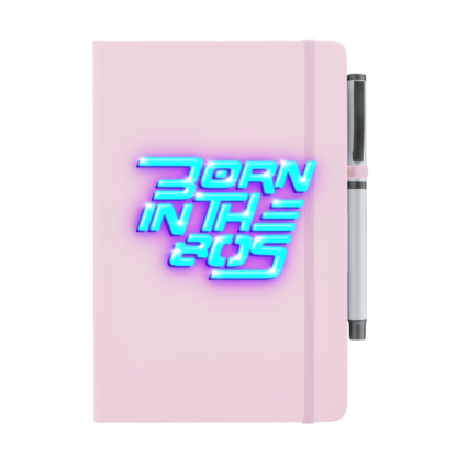 Born in The 80s Personalised Notebook with Pen - Image 13