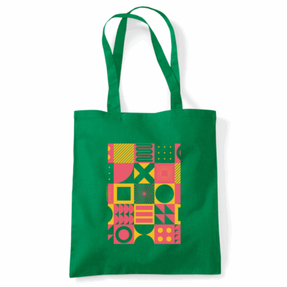 Square Patterns Tote Bag - Image 40