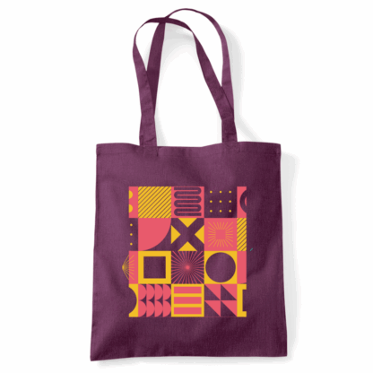 Square Patterns Tote Bag - Image 30