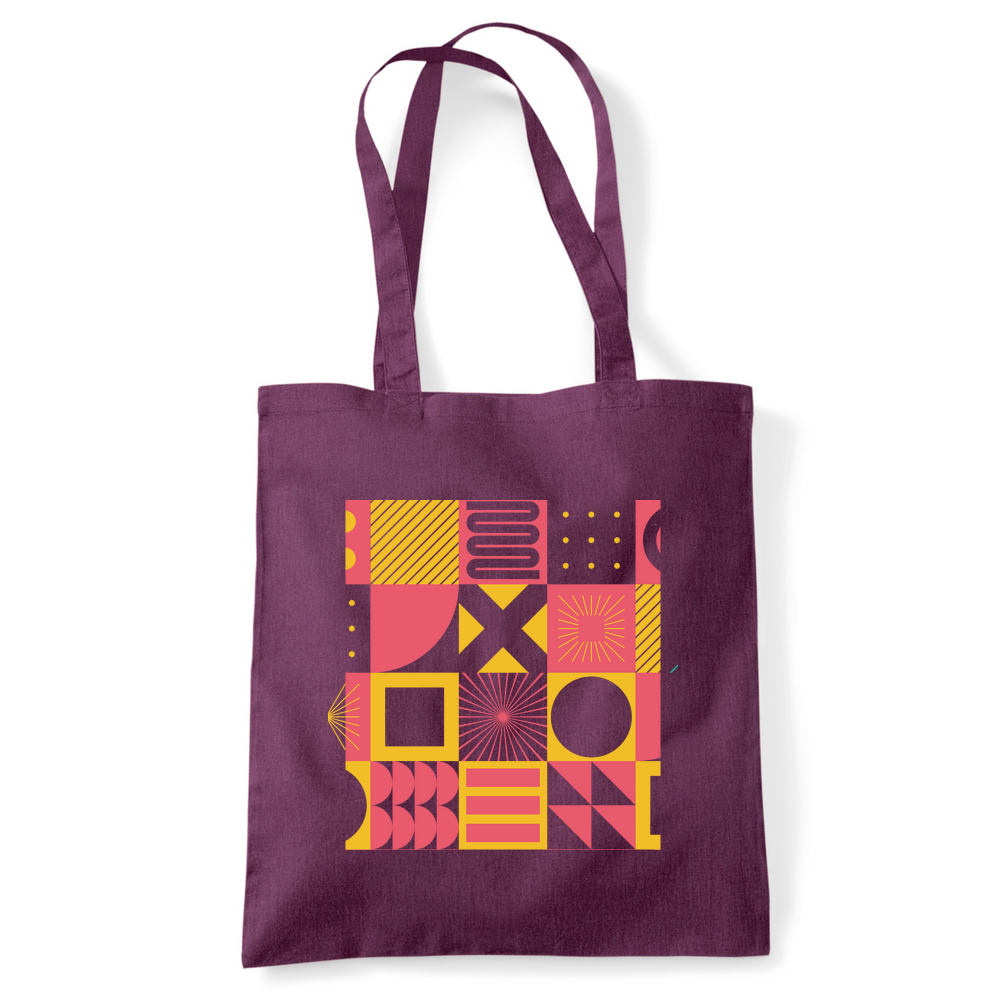 Square Patterns Tote Bag - Image 30