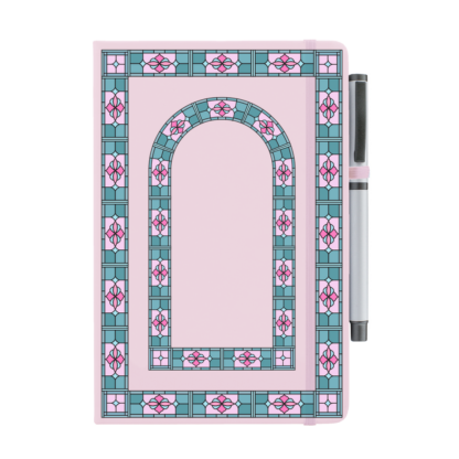 Art Deco Personalised Notebook with Pen - Image 10
