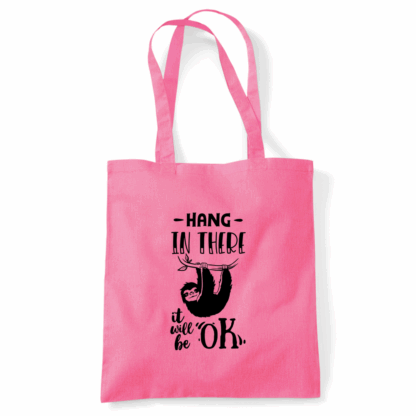 Hang In There Sloth Tote Bag - Image 13