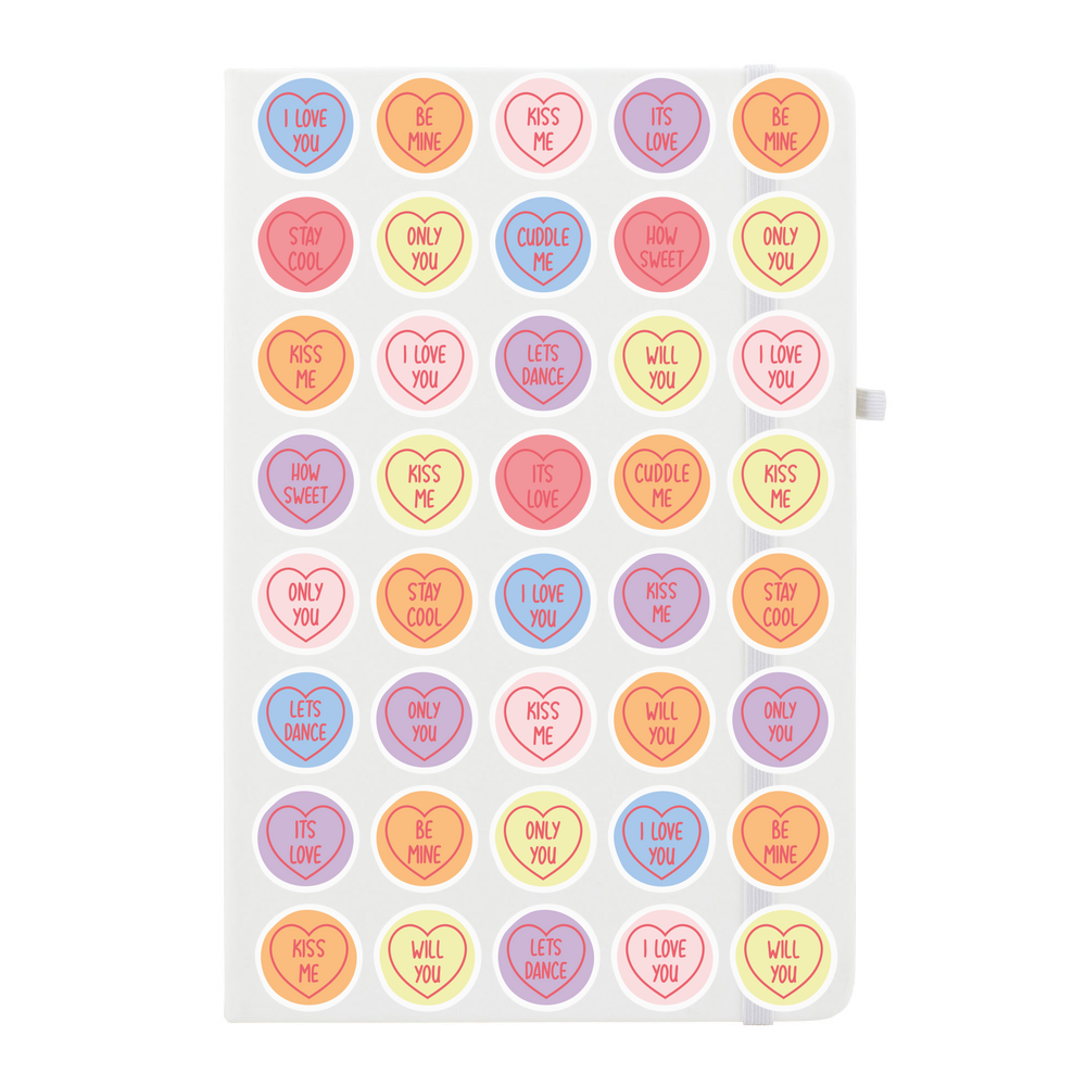 Candy Hearts Soft Feel Notebook - Image 2