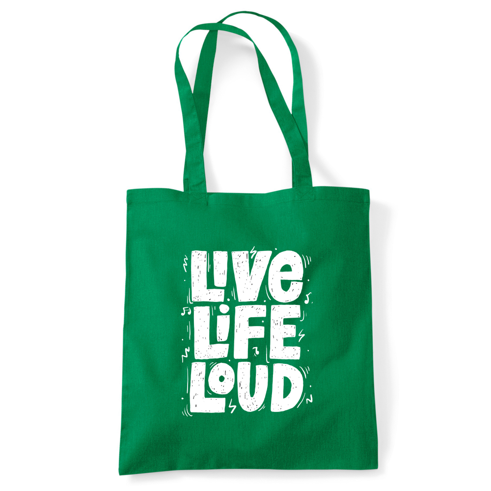 Live Life Loud Tote Bag - Image 40