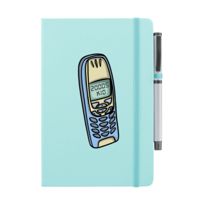 2000s Kid Phone Personalised Notebook with Pen - Image 14