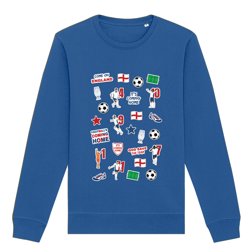 England Collage Crew Neck Sweatshirt - Image 19