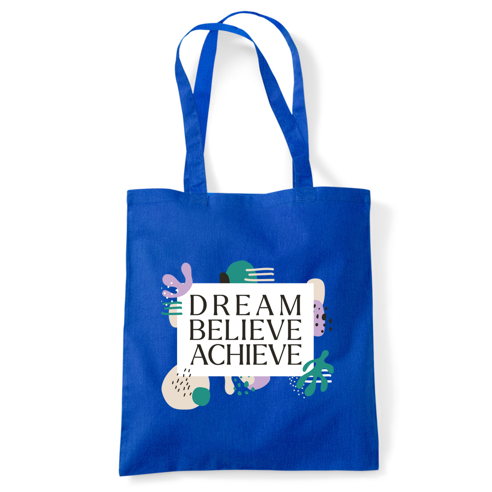 Dream Believe Achieve Tote Bag - Image 8