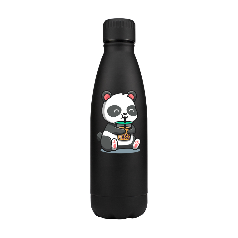 Cute Panda Personalised Metal Bottle - Image 2