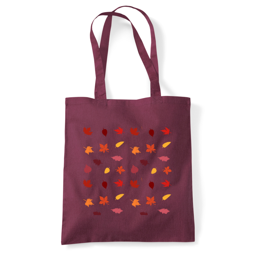 Autumn Leaves Cotton Tote Bag - Image 31