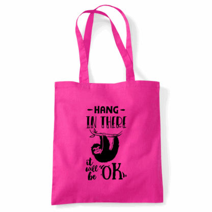 Hang In There Sloth Tote Bag - Image 26