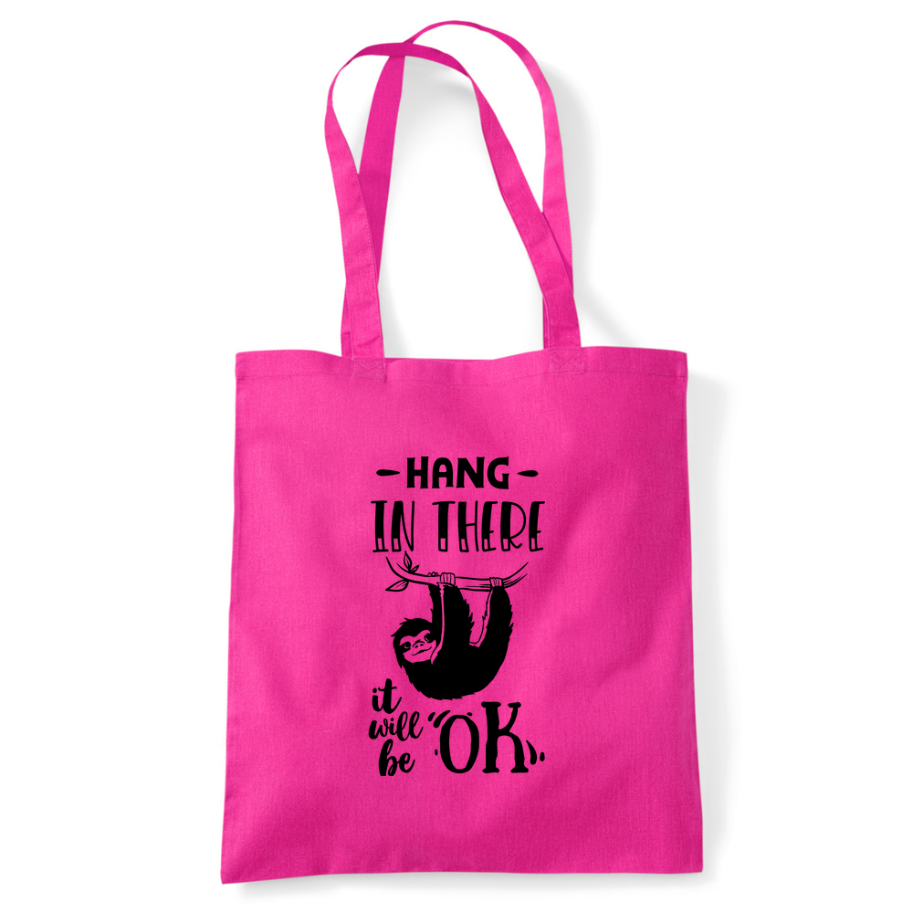 Hang In There Sloth Tote Bag - Image 26