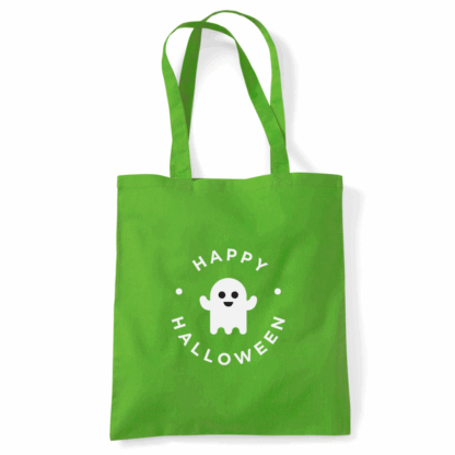 Happy Halloween Ghost Personalised Cotton Tote Bag - Image 13