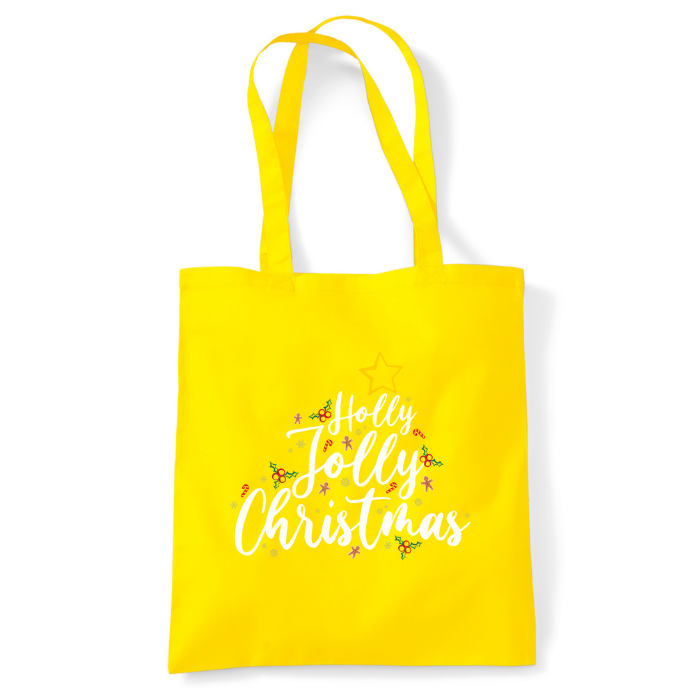 Holly Jolly Christmas Tote Bag - Image 35