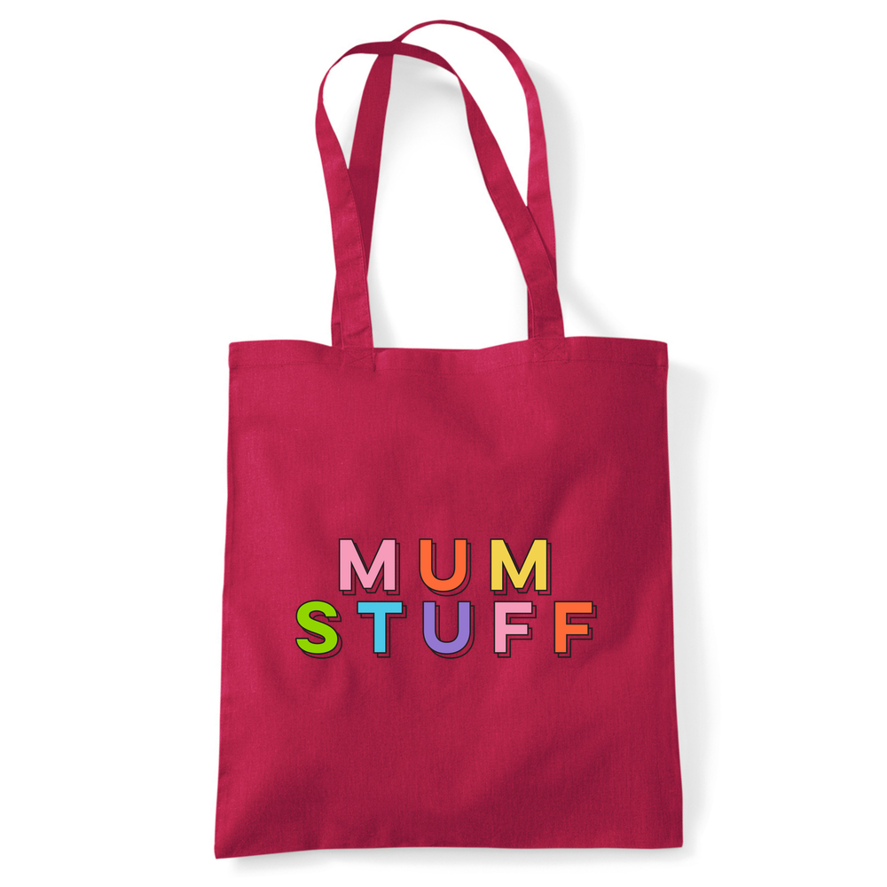 Mum Stuff Personalised Organic Cotton  Tote Bag - Image 28